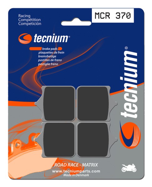 Tecnium Racing pastillas de freno de carbono de metal sinterizado - MCR370