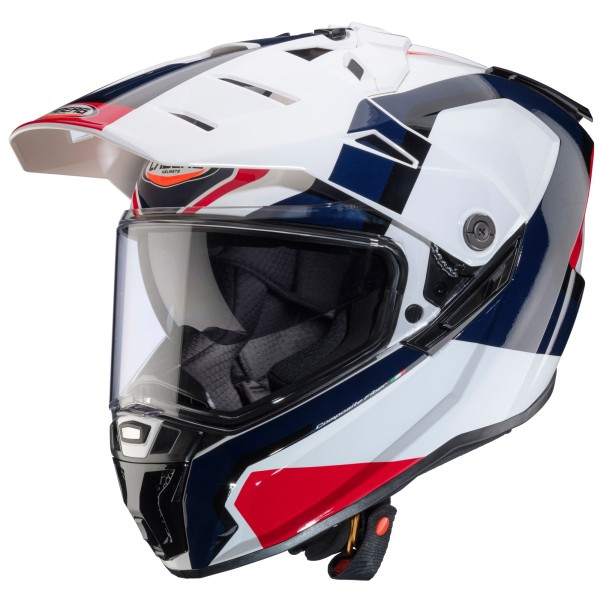 Casco Caberg Tanami Scram blanco/azul-rojo