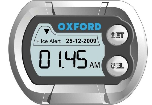 Minirreloj digital para motos Oxford