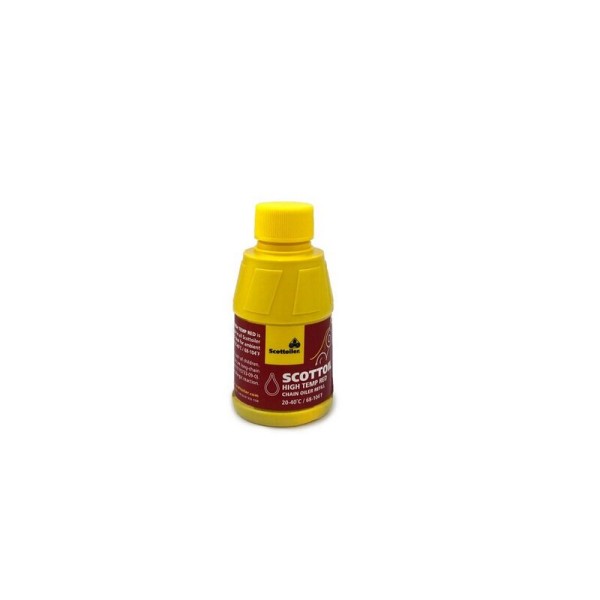 Scottoiler Lubricante Rojo Alta Temperatura Para Sistemas de Lubricación de Cadenas - Botella de 125 ml