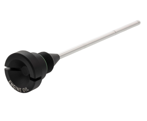 Tapón de llenado de aceite de motor para Vespa LX/S 3V es decir 125-150ccm 4T AC, negro mate