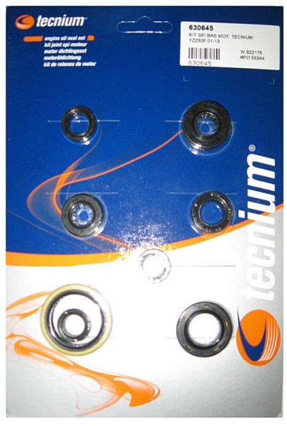 Juego de retenes de aceite de motor Tecnium