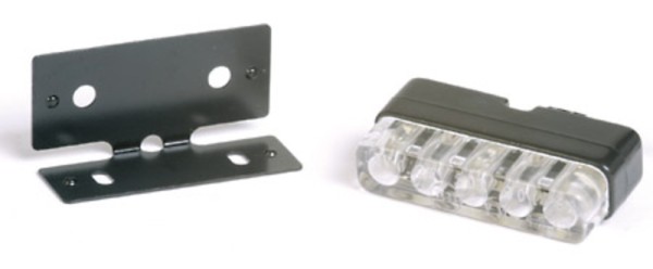 HIGHSIDER smart Mini LED luz de matrícula negro (1ud.)