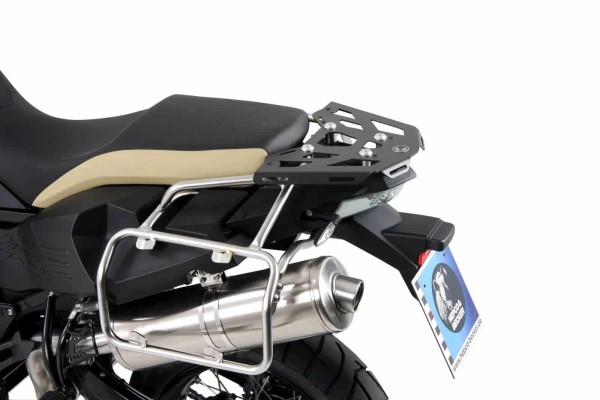 Portaequipajes trasero blando Minirack negro para BMW F 800 GS Adventure Hepco & Becker