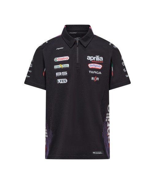 Polo Aprilia Racing Team 2026 para hombre, negro