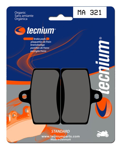 Pastillas de Freno Tecnium Street Orgánicas - MA321