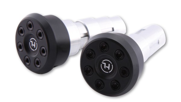 HIGHSIDER pro Conero Tipo 2 contrapesos de manillar negro (par)