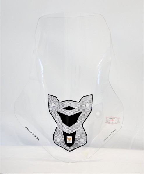 Parabrisas medio-alto transparente con serigrafía para Aprilia SR GT 125 / 200