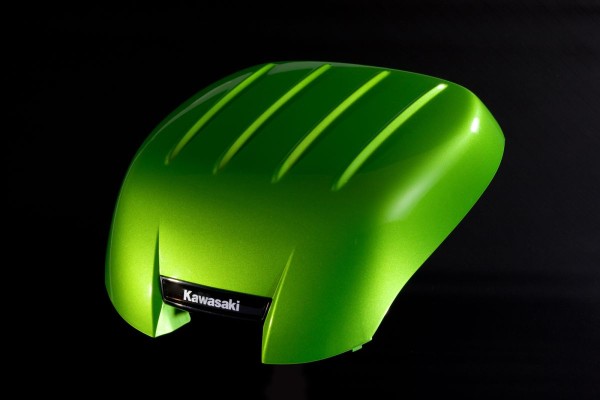 Tapa del Topcase 39 L Candy Lime Green Z1000SX 2013/ ZZR1400 2011 Original Kawasaki