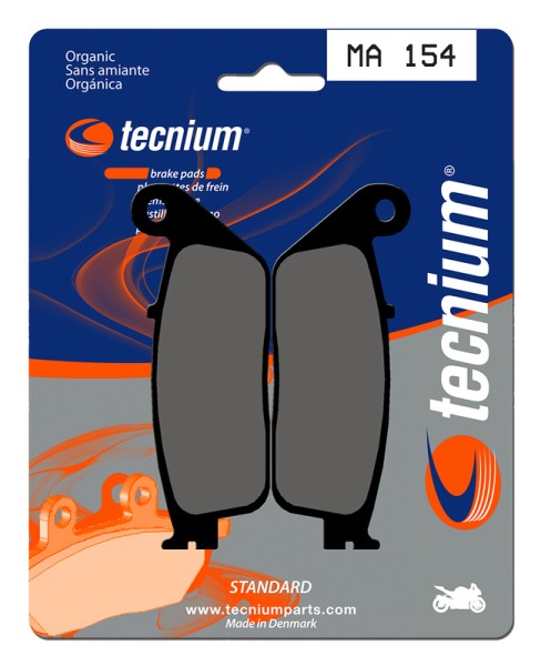 Pastillas de Freno Tecnium Street Orgánicas - MA154