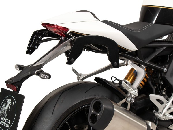 Soporte lateral C-Bow negro para Triumph Speed Triple 1200 RS /RR (21-) Hepco & Becker