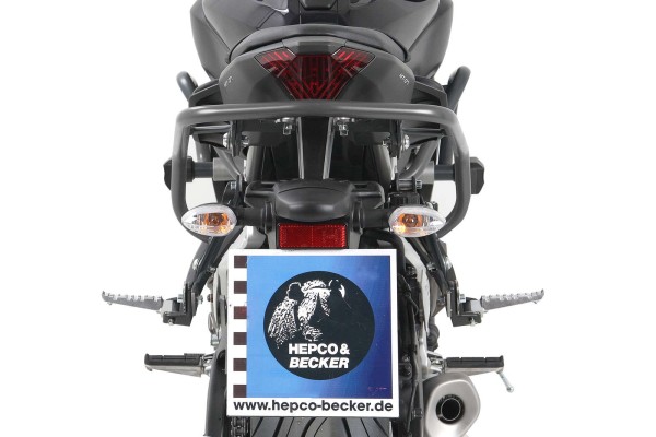 Protector trasero Lock it antracita para Yamaha MT-07 (My.14-17) Hepco & Becker