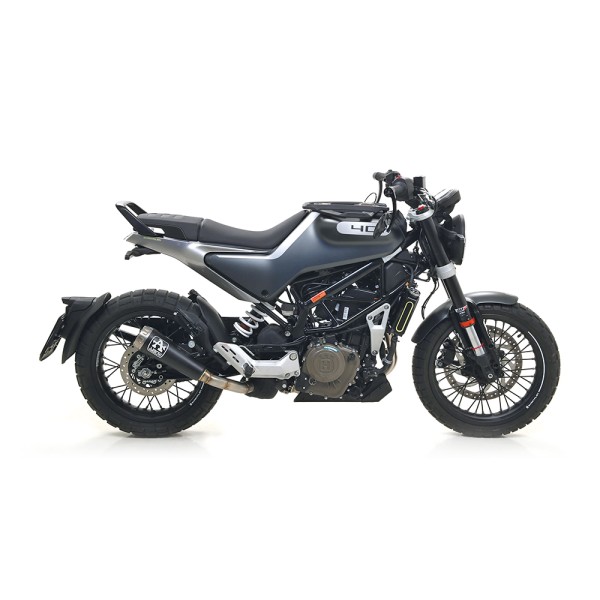 ARROW Auspuff DARK PRO RACE Edelstahl für Husqvarna Svartpilen 401 / Vitpilen 401