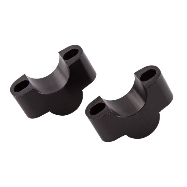 Elevador de manillar HIGHSIDER pro negro 25 mm, Para manillares de Ø28,6 mm