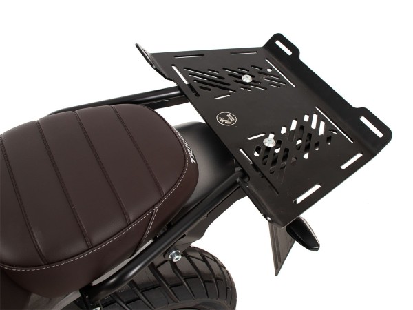 Extensión portaequipajes negra para Triumph Scrambler 400 XC (25-) Hepco & Becker