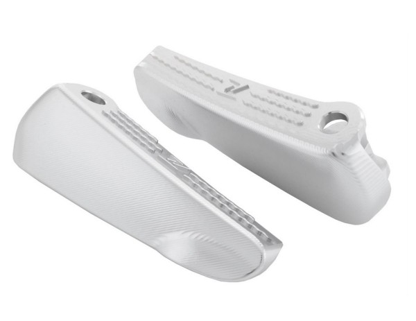 Estribos, derecho e izquierdo para Vespa GTS/GTS Super/GTV/GT 60/GT/GT L 125-300cc, plata