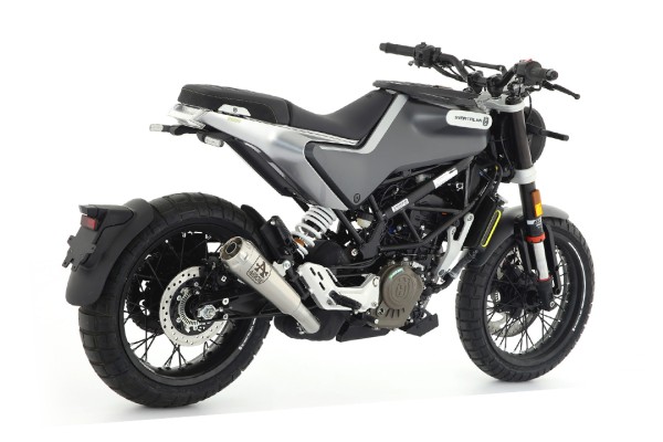 ARROW Auspuff PRO RACE für Husqvarna Svartpilen 125 2021-, Edelstahl