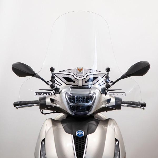 Parabrisas medio-alto transparente para Piaggio Beverly 300 / 400
