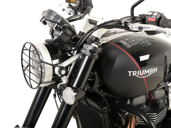 Protector de lámpara negro para Triumph Scrambler 1200 XC (2019-)