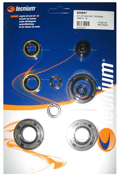 Juego de retenes de aceite de motor Tecnium
