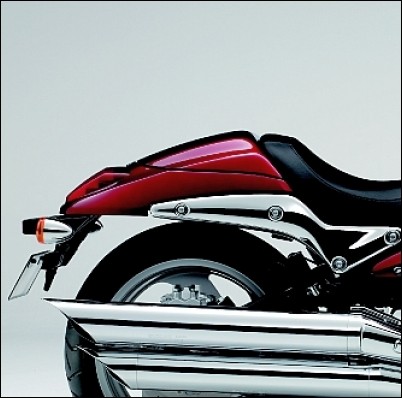 Funda de asiento, rojo oscuro para Suzuki M1500 BJ. 2009-2010