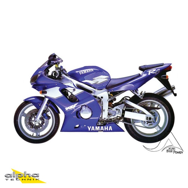 Stompgrip klar, Volcano, für Yamaha YZF-R6, 1999-2002