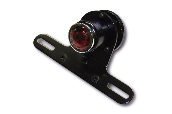 HIGHSIDER smart OLD SCHOOL TIPO 4 Piloto trasero LED con soporte fijo para matrícula