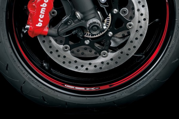 Llanta decorativa roja para Suzuki GSX-S 1000 GX (24-) Original