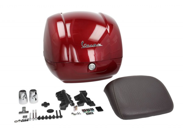 Topcase original para Vespa GTS - rojo / mosto rojo / vignola / 880/A