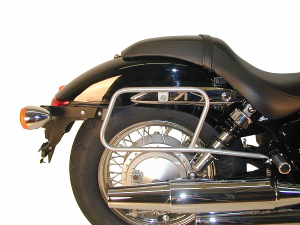 Portabolsas de cuero tubular cromado para Honda VT 750 DC Shadow Spirit (07-13) Hepco & Becker