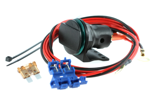 Toma de mechero / toma estándar de 12 voltios para Vespa GTS/GTS Super/GTV, retráctil