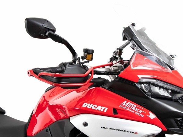 Juego de guardabarros rojos para Ducati Multistrada V4/S/S Sport/Pikes Peak (21-24) /Rally (23-24)