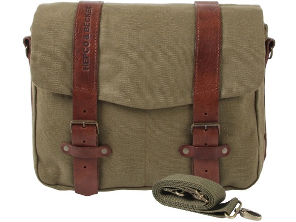 Bolsa de mensajero LEGACY L verde para transportín C-Bow Hepco & Becker