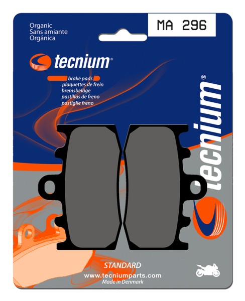 Pastillas de Freno Tecnium Street Orgánicas - MA296