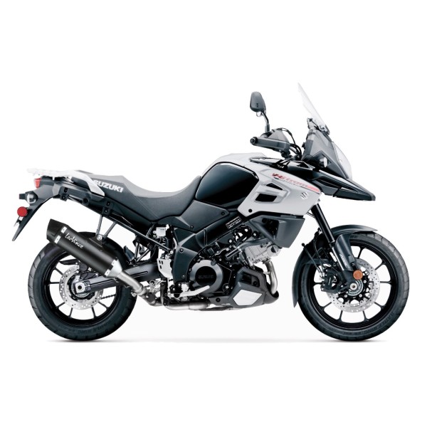 Sistema de escape LeoVince SBK Nero para Suzuki V-Strom 1000 ABS /XT, negro, slip on, certificado E