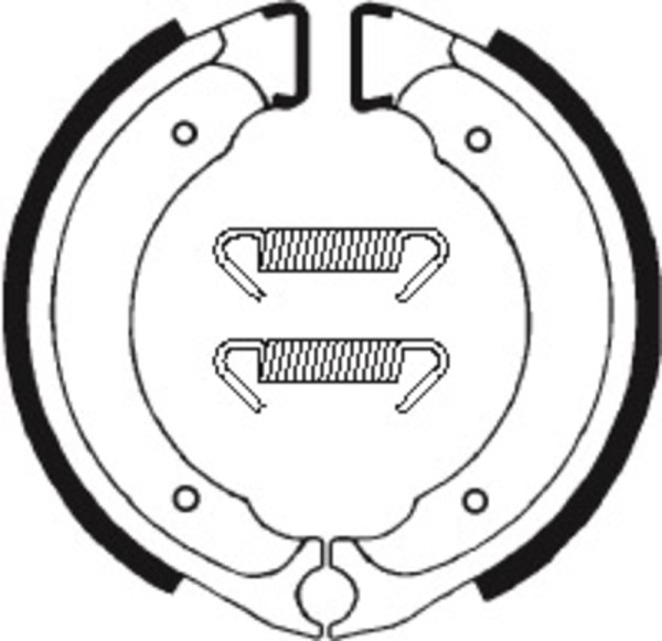 Zapatas de freno Tecnium Scooter/ATV Organic - BA101