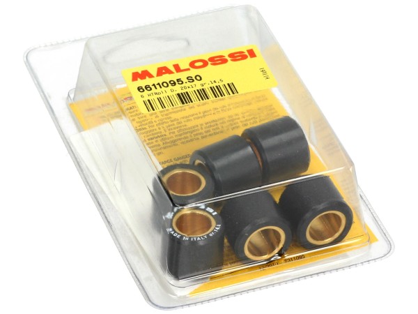 Juego de rodillos de variador Malossi, 20x17 mm, 14,5 g, pieza: 6