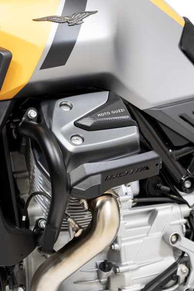 Barra anti-choque negra para Moto Guzzi Stelvio 1000 (24-) /V100 Mandello S (23-)