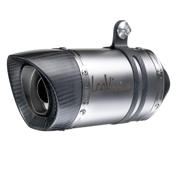 Sistema de escape LeoVince LV Pro, acero inoxidable, slip on para Honda X-ADV (Bj.17-19)