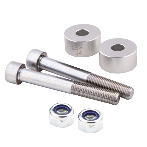 LSL Klemmbockerhöhung 15 mm, Schraubenlänge 90 mm, silber