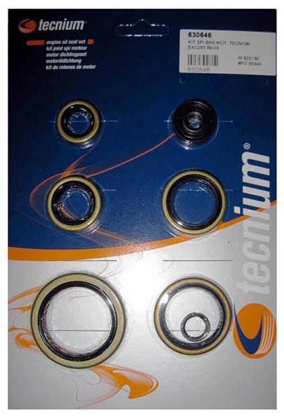Juego de retenes de aceite de motor Tecnium