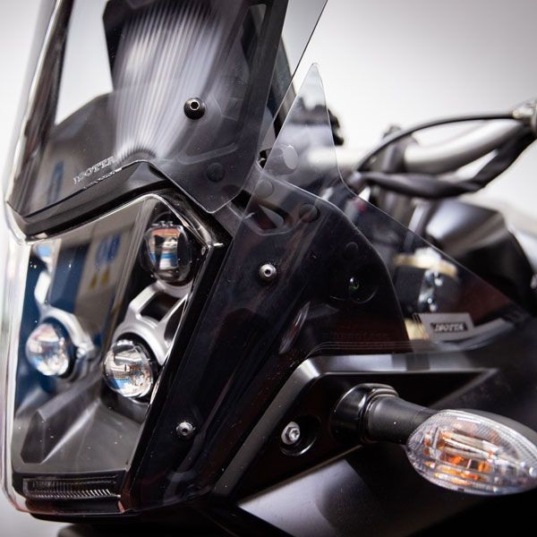 Deflectores laterales ahumados oscuros para Yamaha Ténéré 700 (19-24)