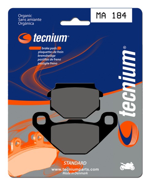 Pastillas de Freno Tecnium Street Orgánicas - MA184