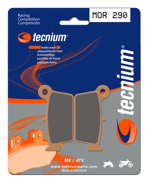 Tecnium Racing MX/ATV pastillas de freno de metal sinterizado - MOR290