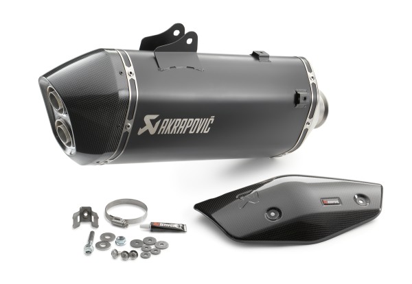 Sistema de escape Akrapovic Slip-On LINE negro para Adventure / Super Adventure