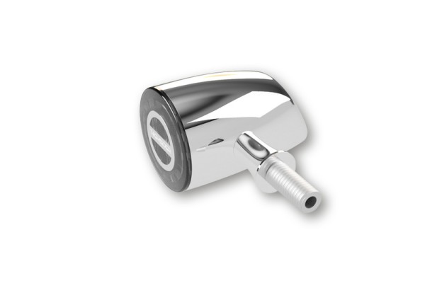 HIGHSIDER Pro Rocket Classic LED Indicador carcasa cromo / lente gris humo (par), delantero y trasero