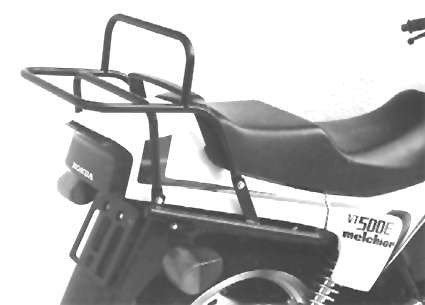 Portaequipajes tubular negro para Honda VT 500 E (83-88) Hepco & Becker