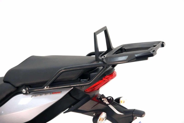 Portaequipajes de aluminio negro para Aprilia NA 850 Mana/GT (07-16) Hepco & Becker