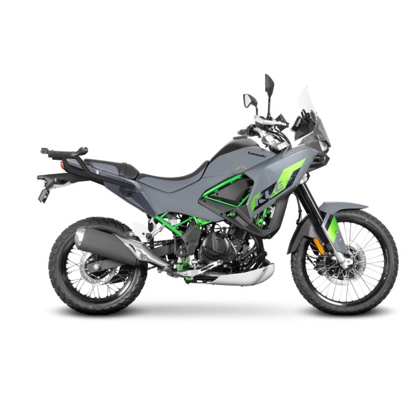 Soporte para baúl Shad, pintado de negro, para la Kawasaki KLE 650 Versys (10-14)