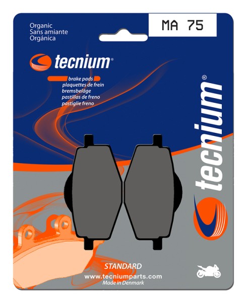 Pastillas de Freno Tecnium Street Orgánicas - MA75